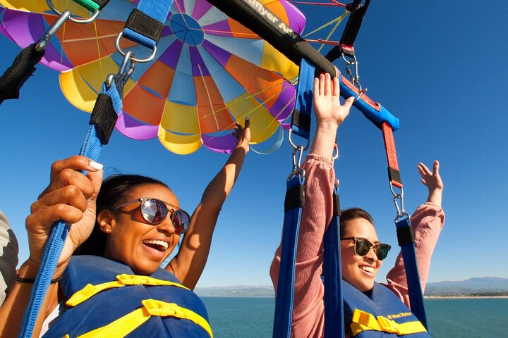 Parasail High Above the Santa Barbara Coast  - Photo 1 of 7